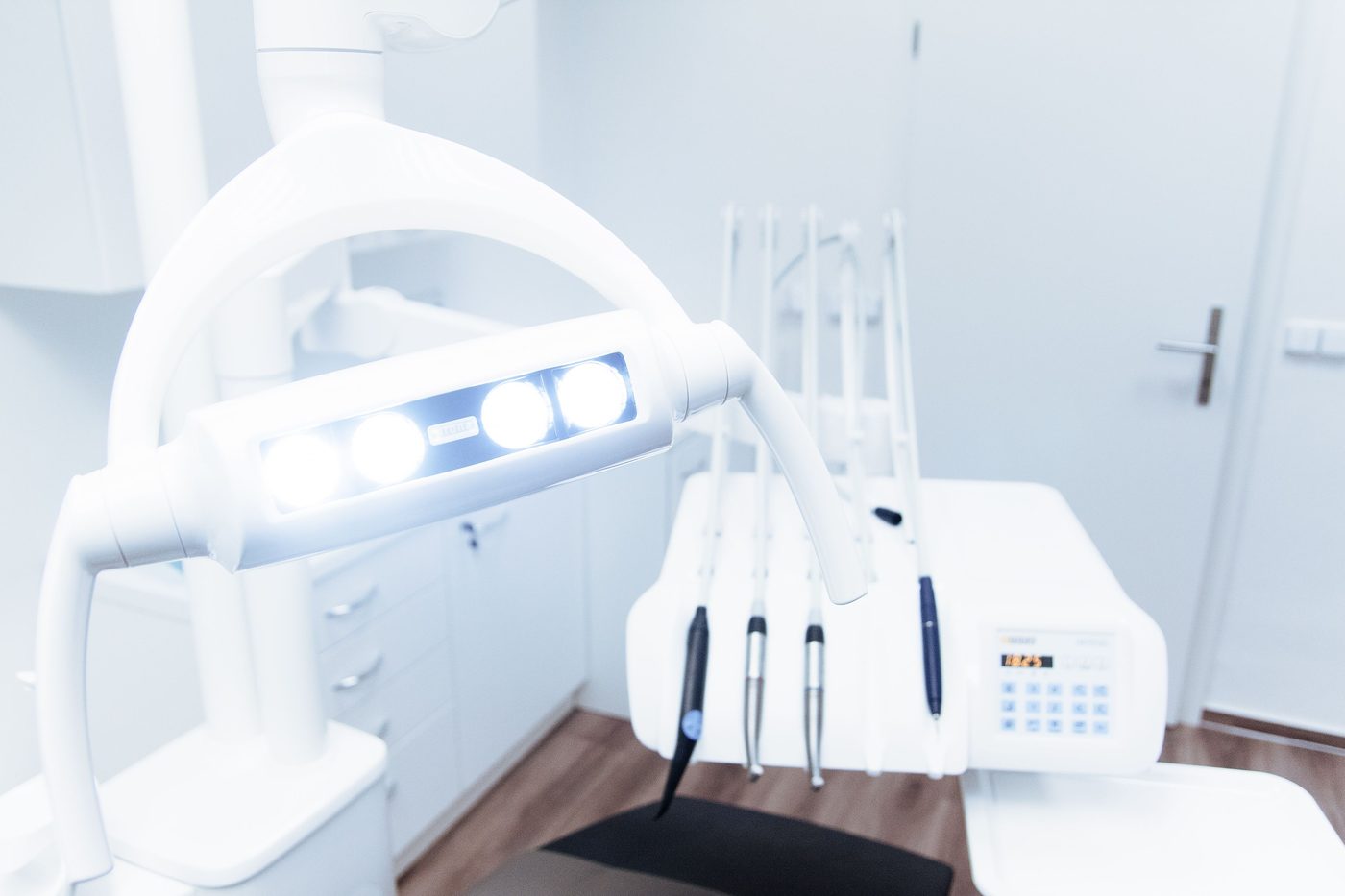 Bright modern dental treatment room